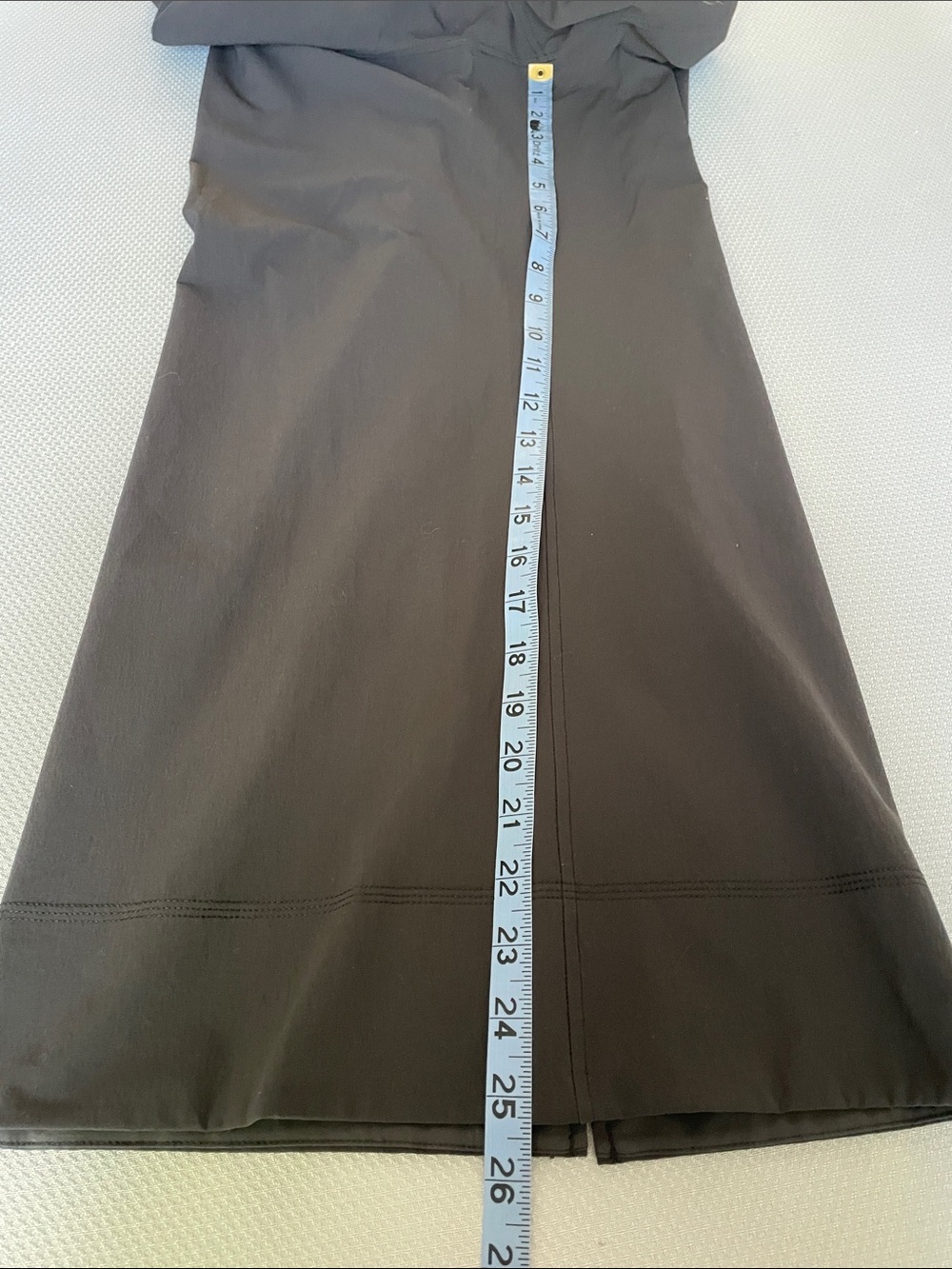 Lululemon Black Stretch Woven Wide Leg High Rise Cropped Pants Size Large - Picture 10 of 13